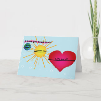 Tarjeta ¡Te amo ESTE mucho! V2