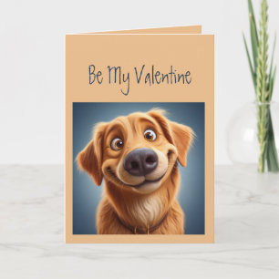 Tarjeta Te amo Goofy enamorado corazones de perro