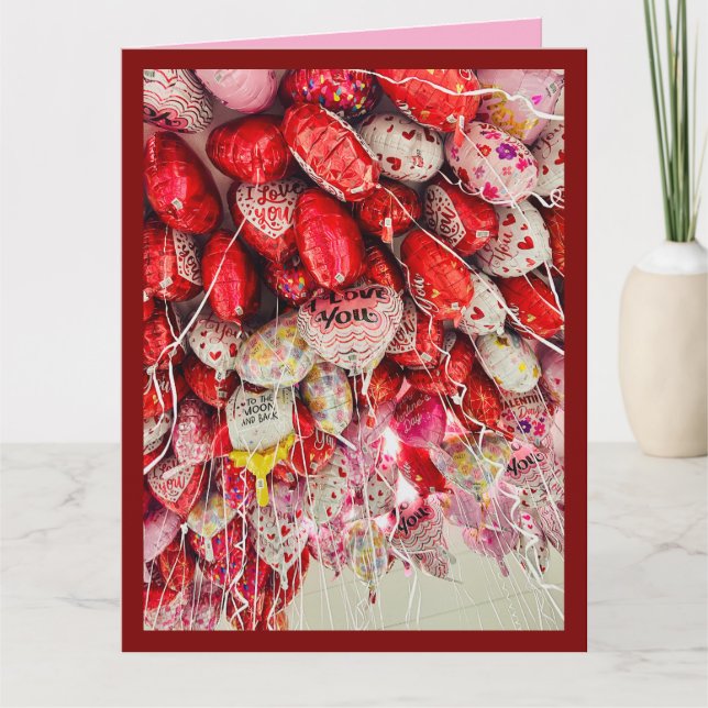 Tarjeta Te Amo Hasta La Luna Y De Regreso (Anverso)