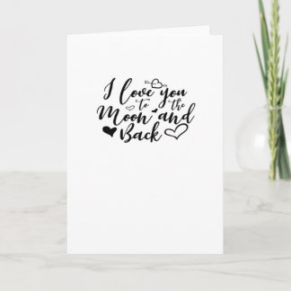 Tarjeta Te Amo Hasta La Luna Y De Regreso Atemporal Románt