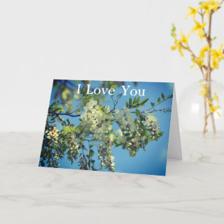Tarjeta Te Amo Las Flores De Langosta Personalizadas