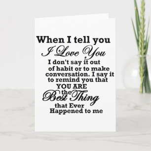 Tarjeta ¡Te amo, lo mejor de todos!