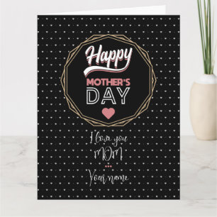 Tarjeta Te amo mamá