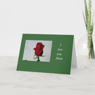 Tarjeta Te amo, mamá