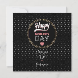 Tarjeta Te amo mamá