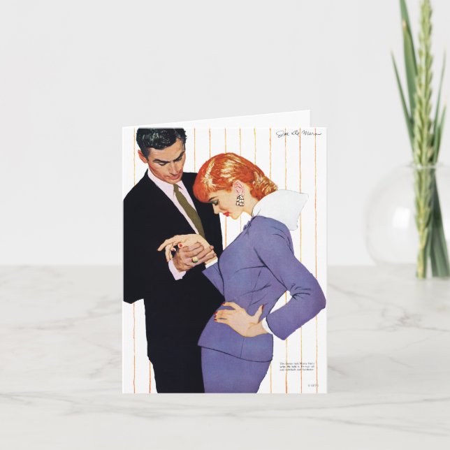 Tarjeta Te amo, mamá Girl (Anverso)