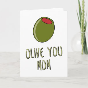 Tarjeta Te amo mamá, juego de palabras, cumpleaños de mamá