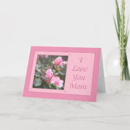 Tarjeta Te Amo Mamá Vinculada Con Amor