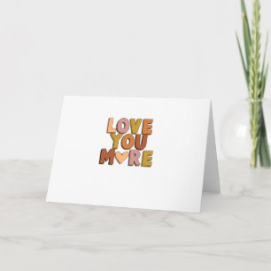 Tarjeta Te Amo Más Estilo Romántico Mínimo 