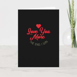 Tarjeta Te Amo Más Gano Divertido Estilo San Valentín 