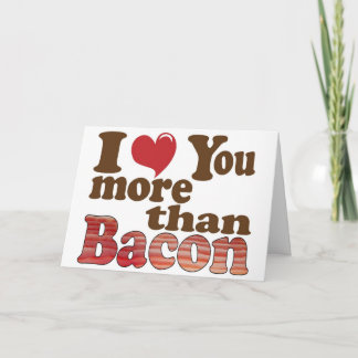 Tarjeta Te amo más que el tocino
