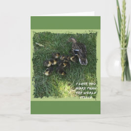 Tarjeta Te amo más que la carta del mundo mismo