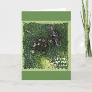 Tarjeta Te amo más que la carta del mundo mismo