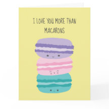 Te amo más que Macarons Kawaii Pastel Cute