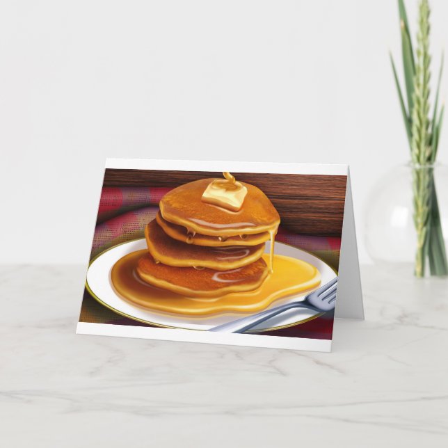 TARJETA TE "AMO" MÁS QUE **PANCAKES** (Anverso)