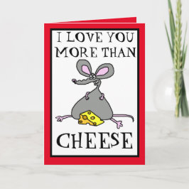 Tarjeta Te Amo Más Que Valentines Quesos