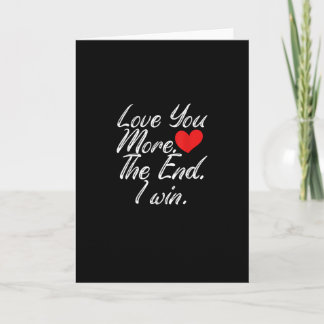 Tarjeta Te Amo Más Si Gano Divertido Estilo de San Valentí