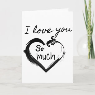 TARJETA **TE AMO MUCHO POR SIEMPRE Y SIEMPRE** AMOR