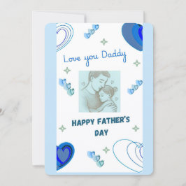 Tarjeta Te Amo Papá Feliz Día del Padre