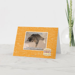 Tarjeta Te amo, sofá