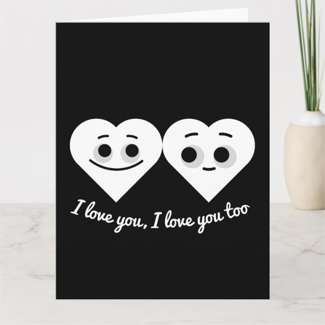 TARJETA TE AMO, TAMBIÉN TE AMO (Anverso)