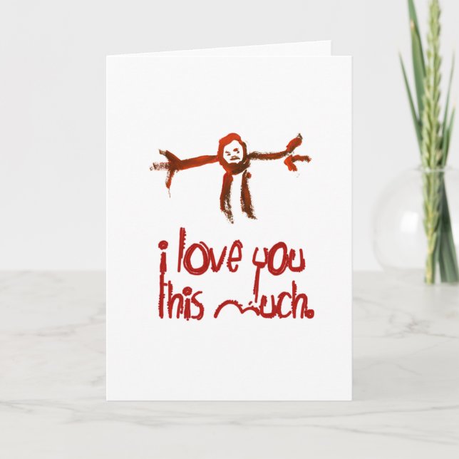 Tarjeta Te amo tanto (Anverso)