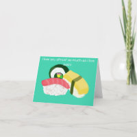 Te amo tanto como amo a Sushi Notecard