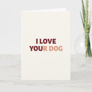 Tarjeta Te Amo Tu Perro