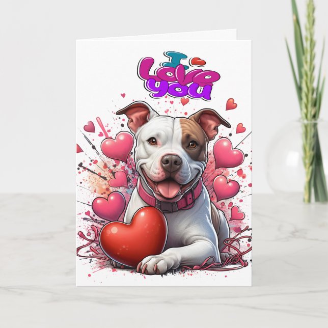 Tarjeta TE AMO - Ver Interior . (Anverso)