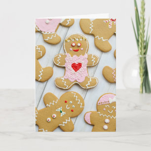 Tarjeta ¿Te apetece un jengibre picante para Navidad?