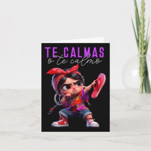 Tarjeta Te Calmas O Te Calmo Feliz Día de la Madre México