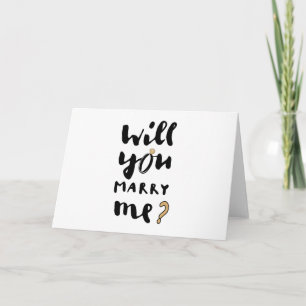 Tarjeta ¿Te casarás conmigo