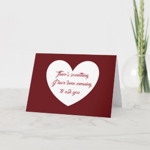 Tarjeta ¿te casarás conmigo?