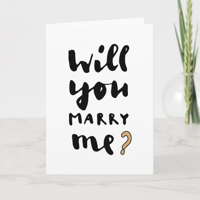 Tarjeta ¿Te casarás conmigo? (Anverso)
