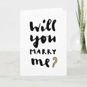 Tarjeta ¿Te casarás conmigo?