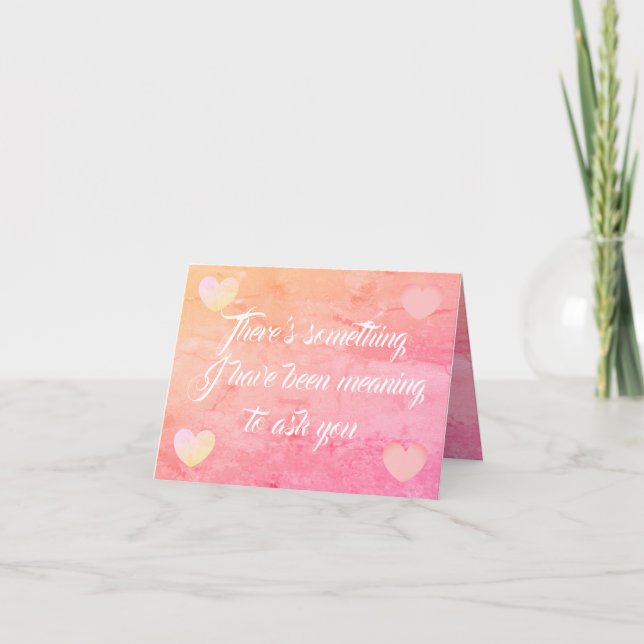 Tarjeta ¿Te casarás conmigo? (Anverso)