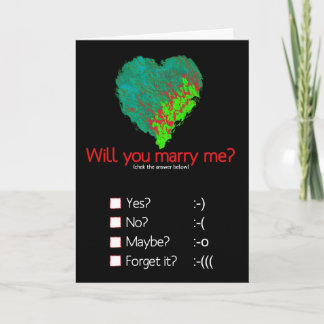 Tarjeta ¿Te casarás conmigo?