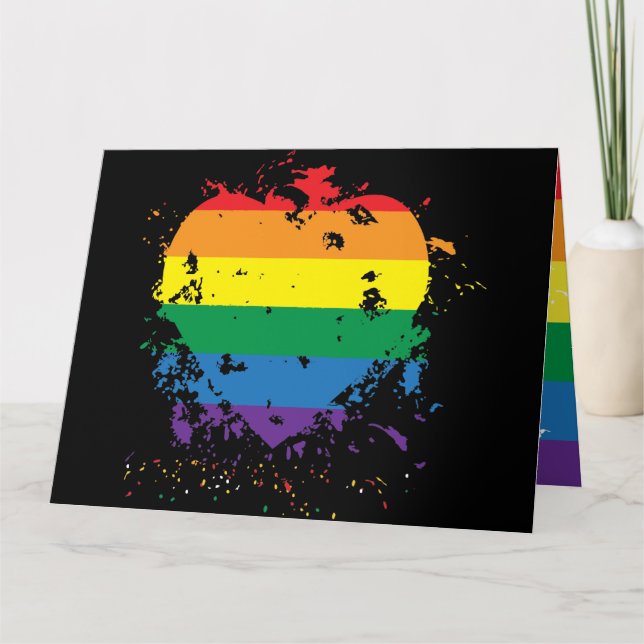 Tarjeta ¿Te Casarás conmigo con el corazón del amor? (Anverso)