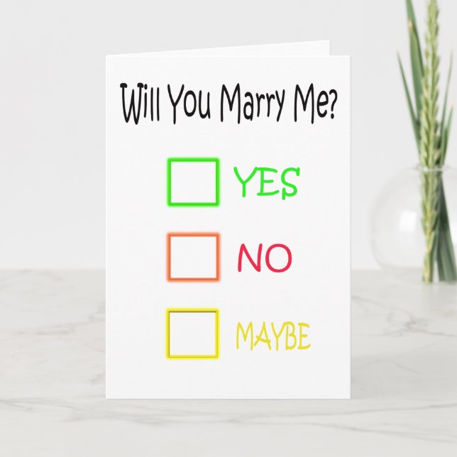 Tarjeta ¿Te casarás conmigo por Shirley Taylor? (Anverso)