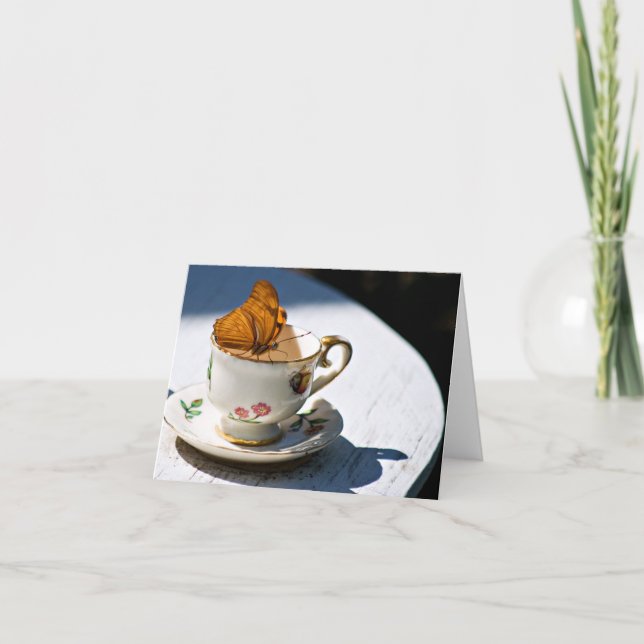 Tarjeta Té de la mariposa (Anverso)