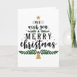 Tarjeta Te Deseamos Una Feliz Navidad