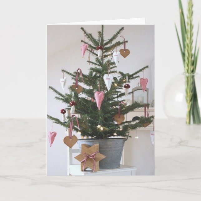 TARJETA **TE DESEAN UNA NAVIDAD MUY FELIZ** (Anverso)