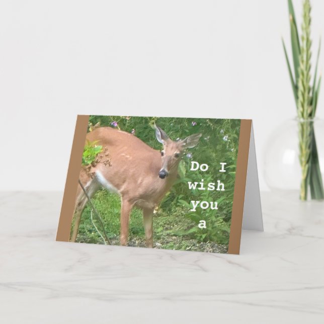 TARJETA ¡TE DESEO UN CUMPLEAÑOS FELIZ! ¡SEGURO QUE LO HAGA (Anverso)