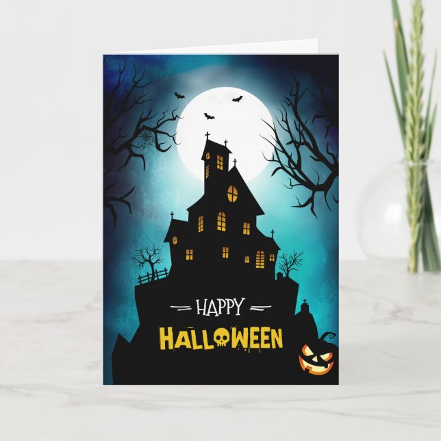 Tarjeta Te Deseo Una Halloween Muy Feliz (Anverso)