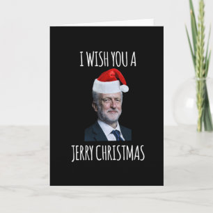 Tarjeta Te deseo una Navidad Jerry Jeremy Corbyn