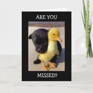 TARJETA ¡TE ECHAS DE MENOS CADA MINUTO, HORA Y DÍA! TARJET