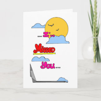 Tarjeta ¡Te echo de menos!