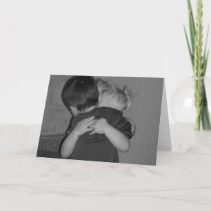 Tarjeta Te echo de menos los abrazos