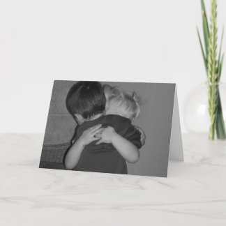 Tarjeta Te echo de menos los abrazos