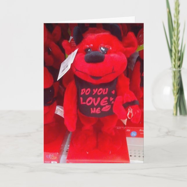 TARJETA ¿TE ENCANTA? TE AMO. (Anverso)
